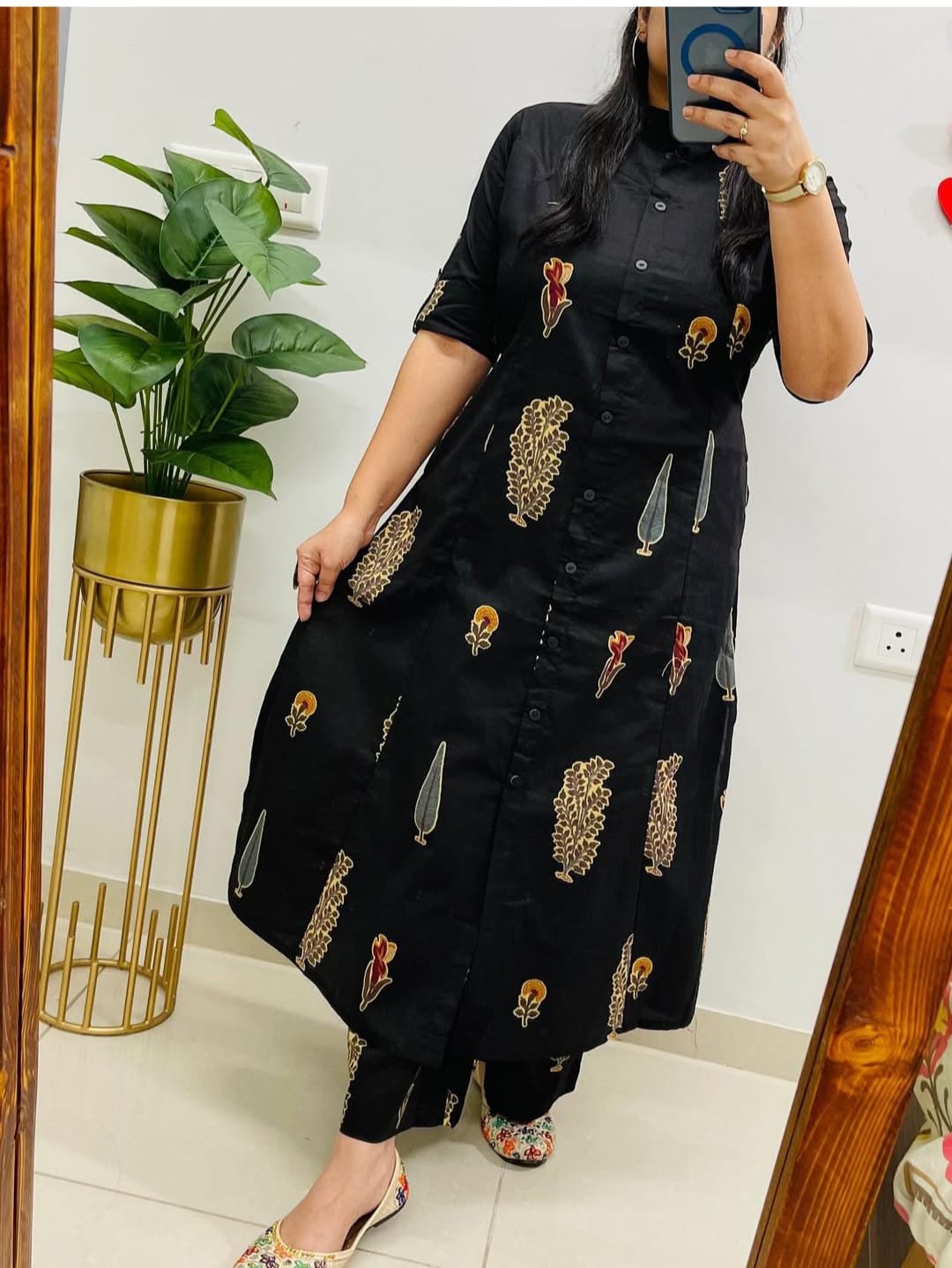 Designer Cotton Co-Ord Set